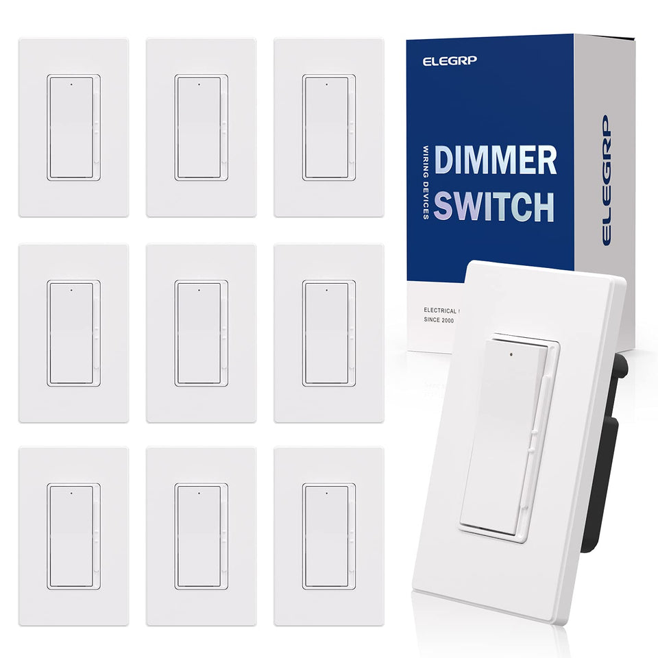 ELEGRP dimmer light switch with digital control for smooth dimming