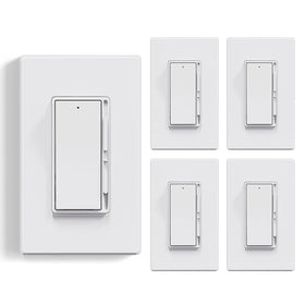 ELEGRP dimmer light switch front view highlighting smooth LED dimming.