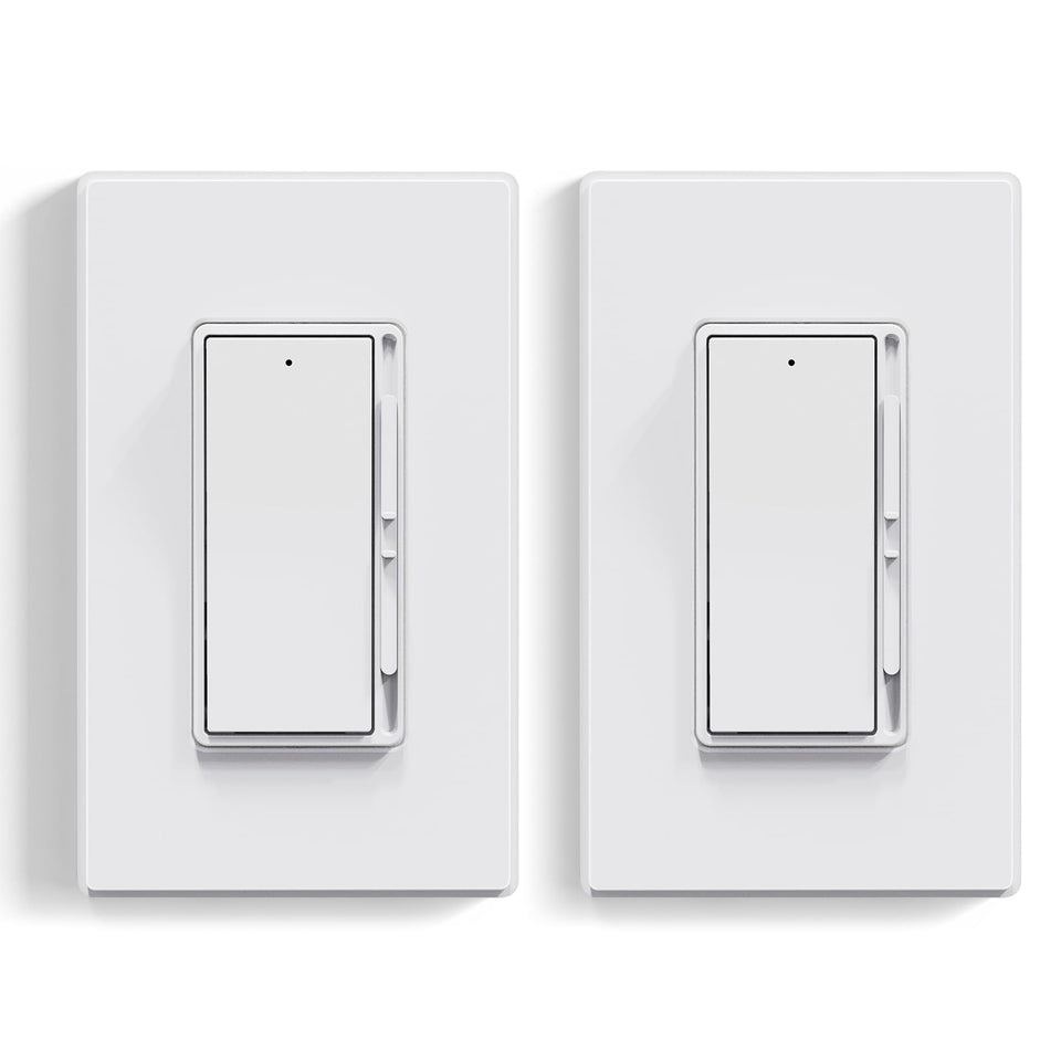 ELEGRP dimmer switch closeup with smooth fading and sturdy housing