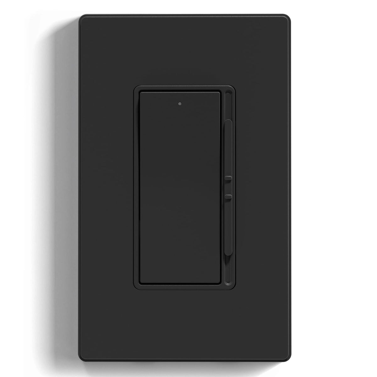 ELEGRP dimmer switch in matte black for seamless brightness control in rooms