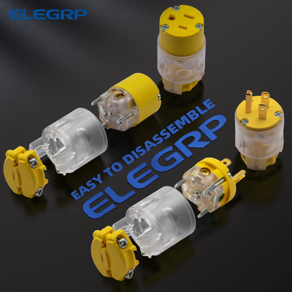 ELEGRP dimpled body enables a secure grip during installation and removal.
