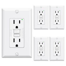 ELEGRP GFCI outlet with narrow design for easier in-wall installation