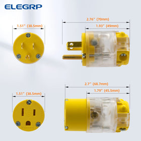 ELEGRP green neon indicator shows when power is flowing.