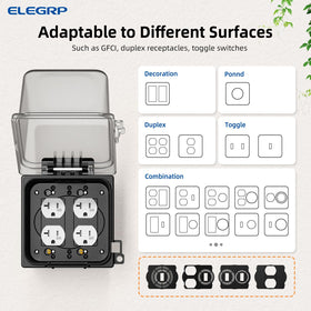 ELEGRP lockable security tab provides optional weatherproof security for sites.