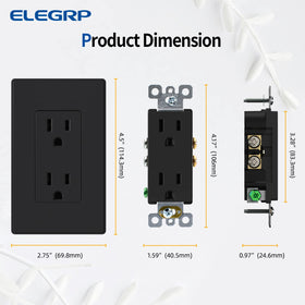 ELEGRP durable thermoplastic body resists impact and scratches.