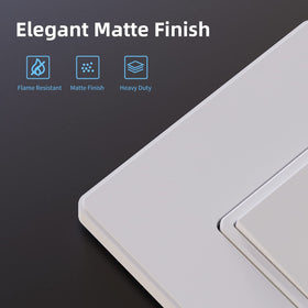 ELEGRP switch side profile highlighting shallow body for standard box fit
