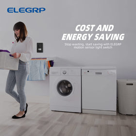 Motion sensor switch set to automatic mode by ELEGRP for automatic lighting.