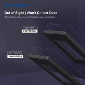 ELEGRP polycarbonate faceplate, durable and heat resistant for busy spaces.