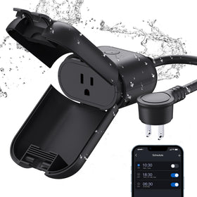 ELEGRP PQR10 outdoor plug with IP66 weatherproof housing for rainproof use