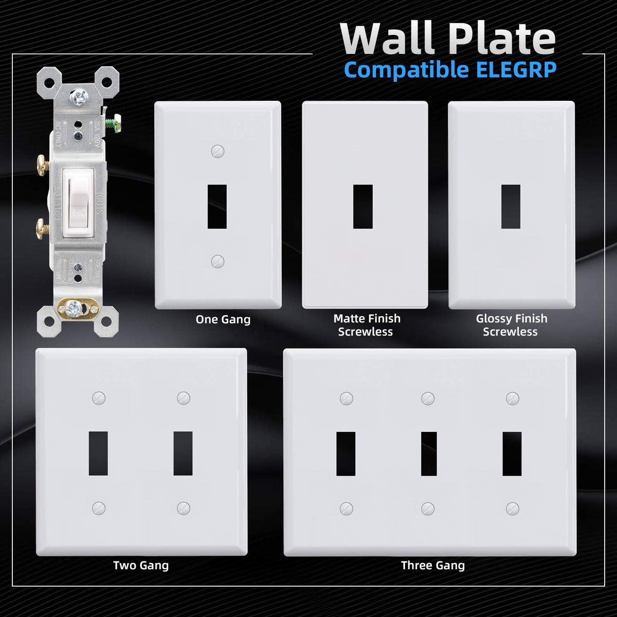 ELEGRP quick-wiring push-in terminals enable fast, tidy wiring during replacement.