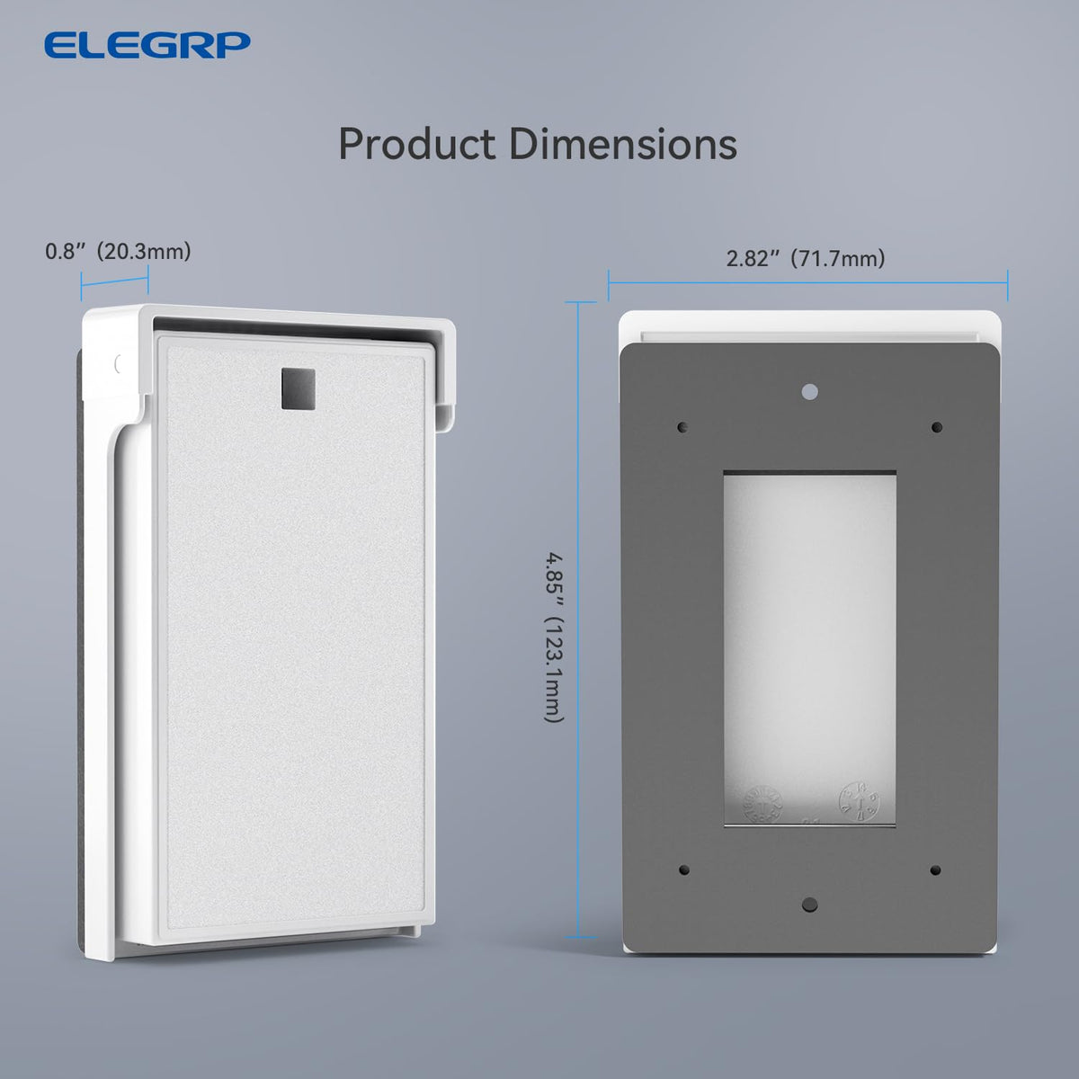 ELEGRP self-closing lid reduces moisture when outlets are not in use.