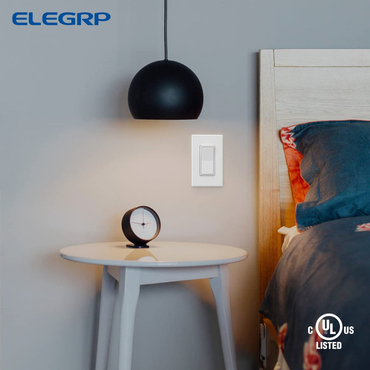 ELEGRP self-grounding clip showcased during installation in a grounded box