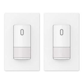 ELEGRP single-pole motion sensor switch plate for easy wall-mounted control.