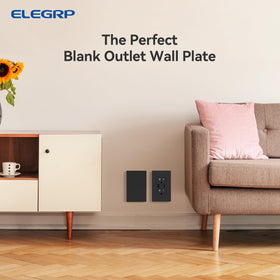 ELEGRP UL-listed wall plate ensures safe residential use.