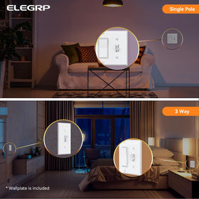 ELEGRP dimmer supports LED, CFL, and incandescent bulbs in one device