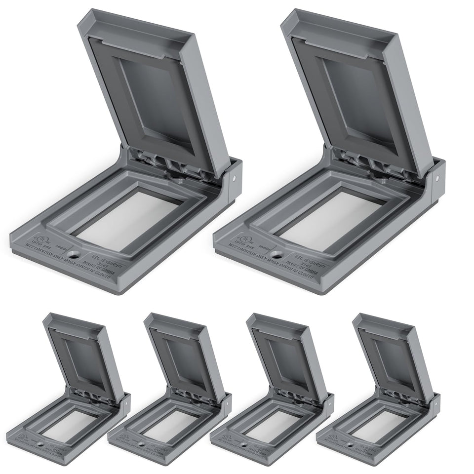 ELEGRP vertical outdoor cover protects decorative outlets outdoors
