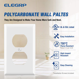 ELEGRP wall plate assembly ready for quick replacement