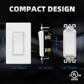 ELEGRP wall plate and flush installation example for a clean wall look