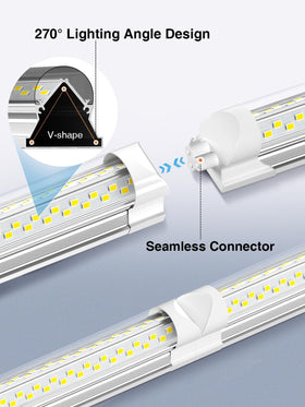 ELEKICO 4ft LED shop light with on off switch for quick control.