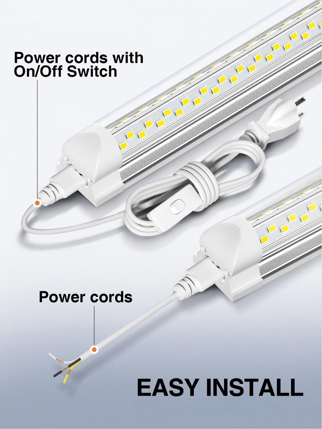ELEKICO 4ft LED shop light provides wide area coverage for warehouses.