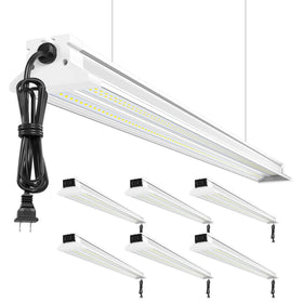 ELEKICO 6-pack 60W LED shop lights provide bright workshop illumination