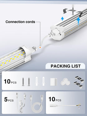 ELEKICO six pack includes installation accessories for faster mounting.
