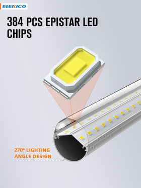 ELEKICO ballast-bypass installation simplifies swaps from fluorescent tubes.