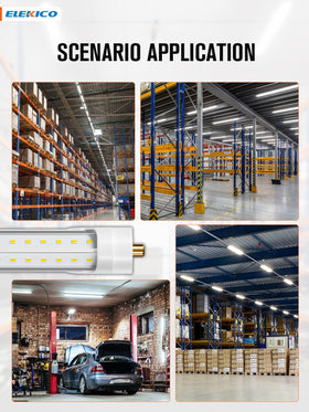ELEKICO CRI 85+ LED tube supports accurate color in workspaces.