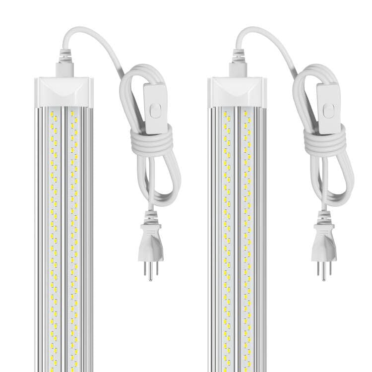 ELEKICO LED shop light 2ft kit for bright garage lighting.