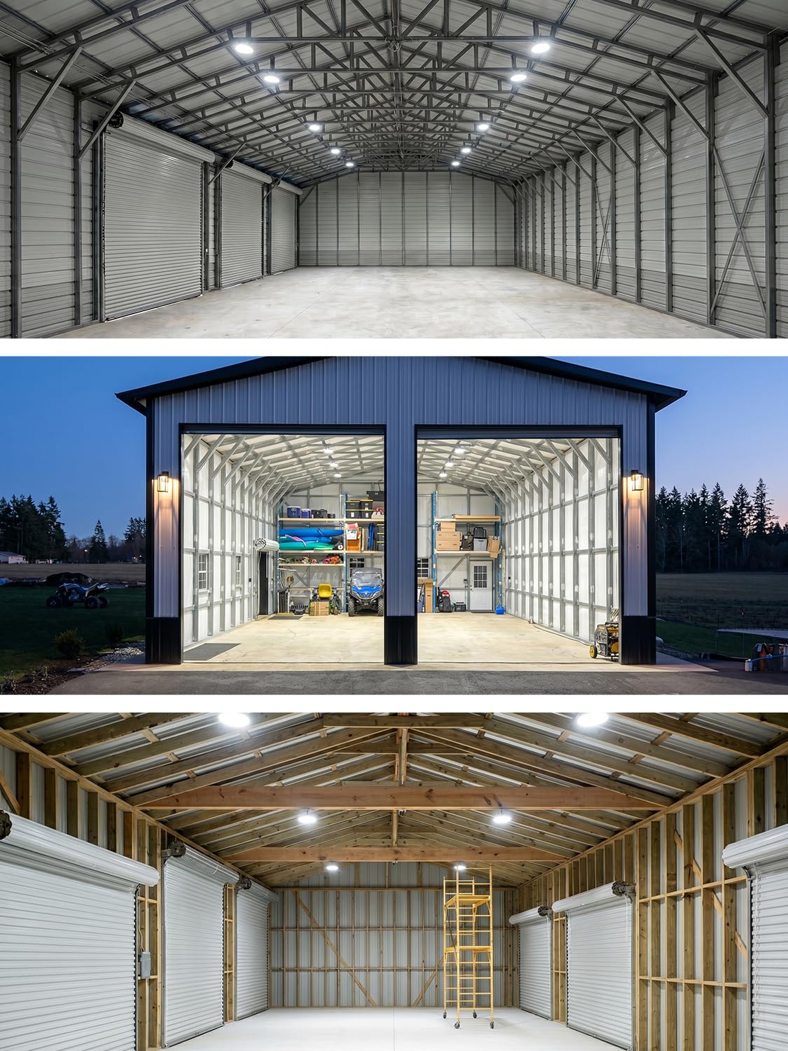 ELEKICO UFO high bay light with plug cable enables quick, tool-free installation