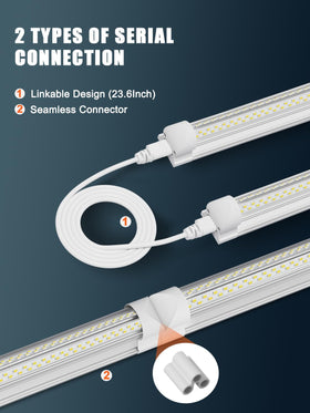 ELEKICO wide-voltage 100-277V LED shop light for versatile installation
