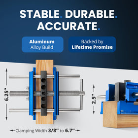 Eleon aluminium alloy construction provides durable, lightweight support.