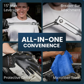 Eleon Rhino Extender fits various wrenches for versatile torque.