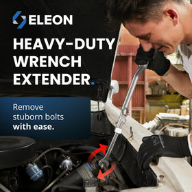 Eleon Rhino Wrench Extender gloves demonstrating non-slip grip.