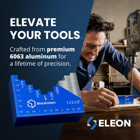 Eleon setup bars with ruler markings for instant measurements during setup