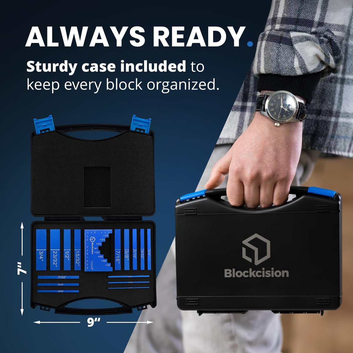Eleon Blockcision in a busy workshop with router table use