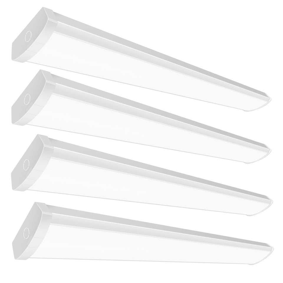 ELEPHANT DEPOT 4ft LED wraparound provides wide bright coverage for garages