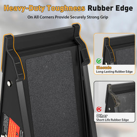 Elesude stable platform hooks onto ladder rungs for quick setup.