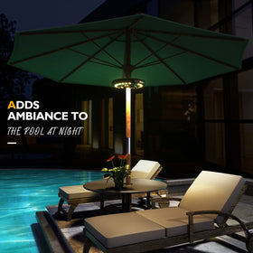 Eletorot ambient outdoor dining light enhances patio evenings.