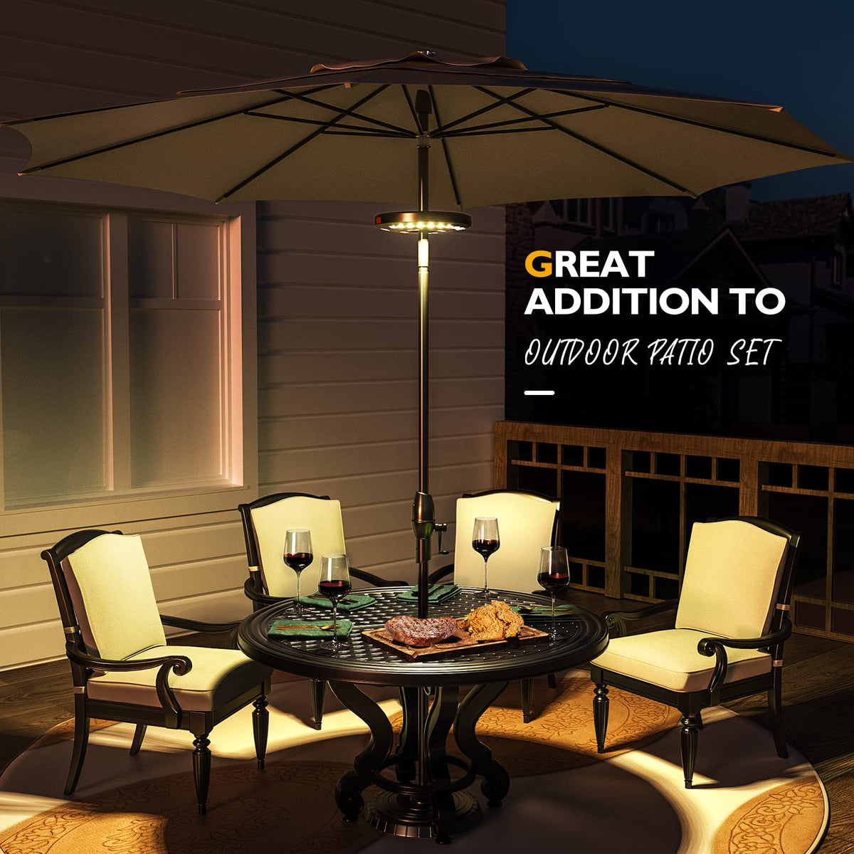 Eletorot umbrella light new-button design for quick control.