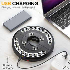 Eletorot USB rechargeable light eliminates disposable batteries for outdoor use