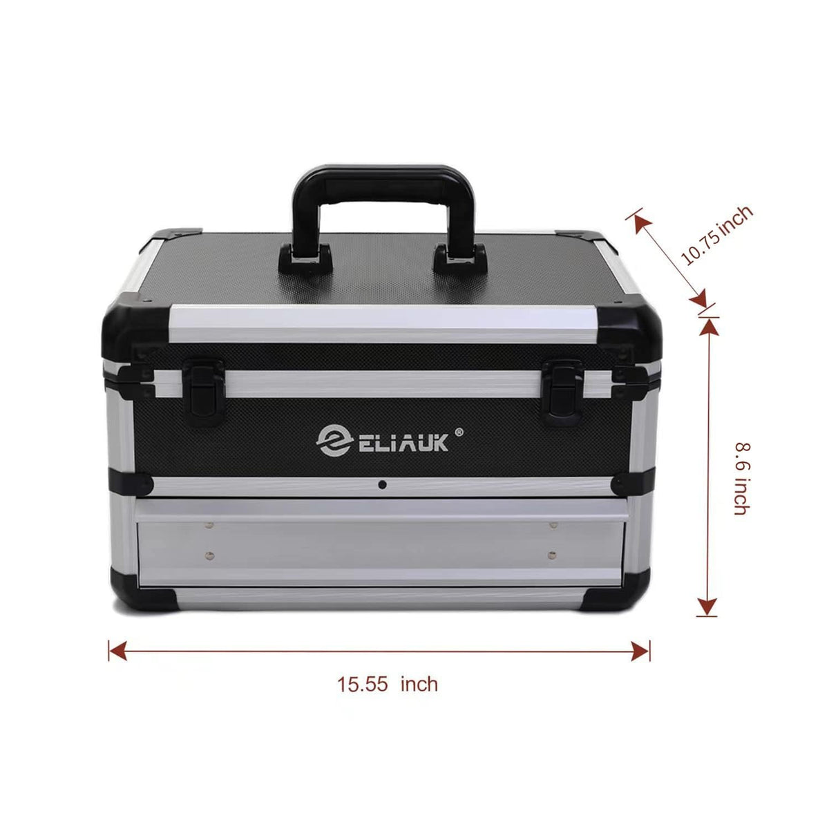 ELIAUK toolbox portable design with carrying handle