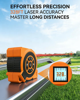 Elikliv laser readout visible in sunlight for quick distance accuracy.