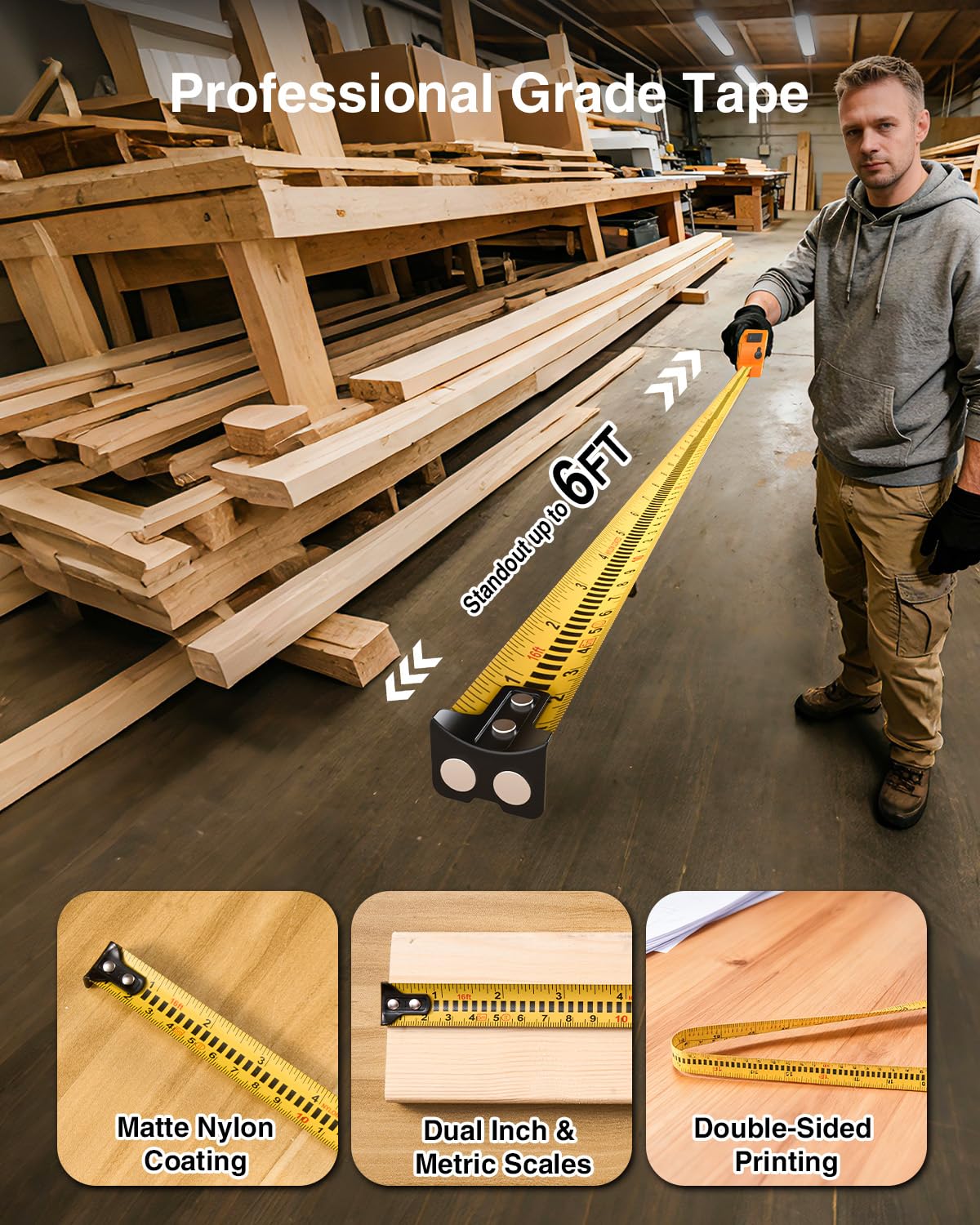 Elikliv high-precision measurement display for short and long distances.