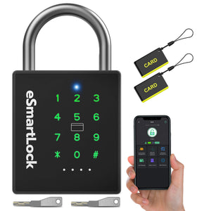 ElinkSmart heavy-duty padlock with keypad — robust security for gates and storage.