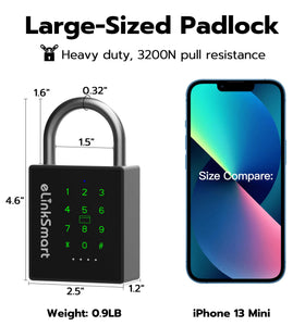 ElinkSmart RFID card unlock view — convenient access control around the property.
