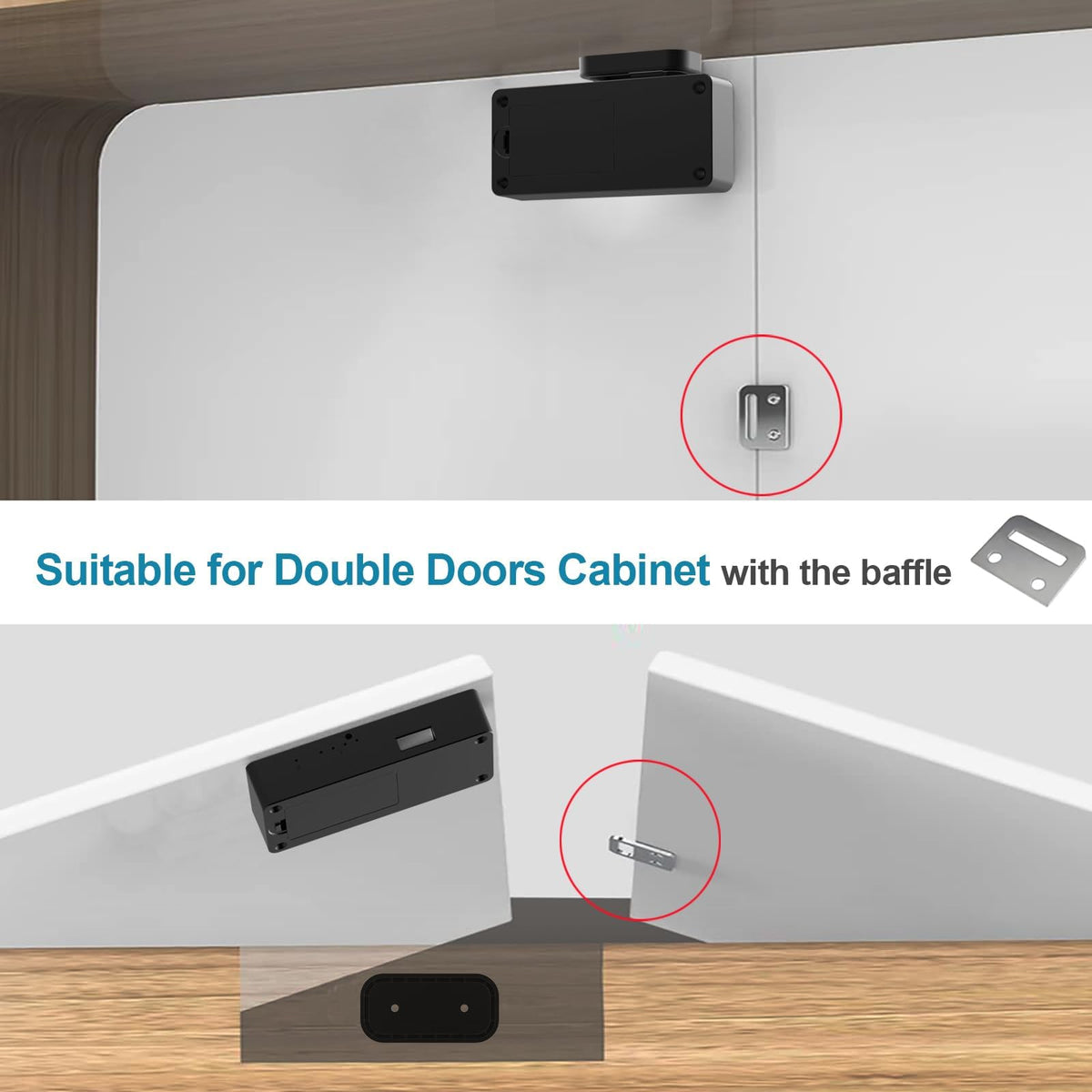 eLinkSmart screw mount preserves original cabinet look