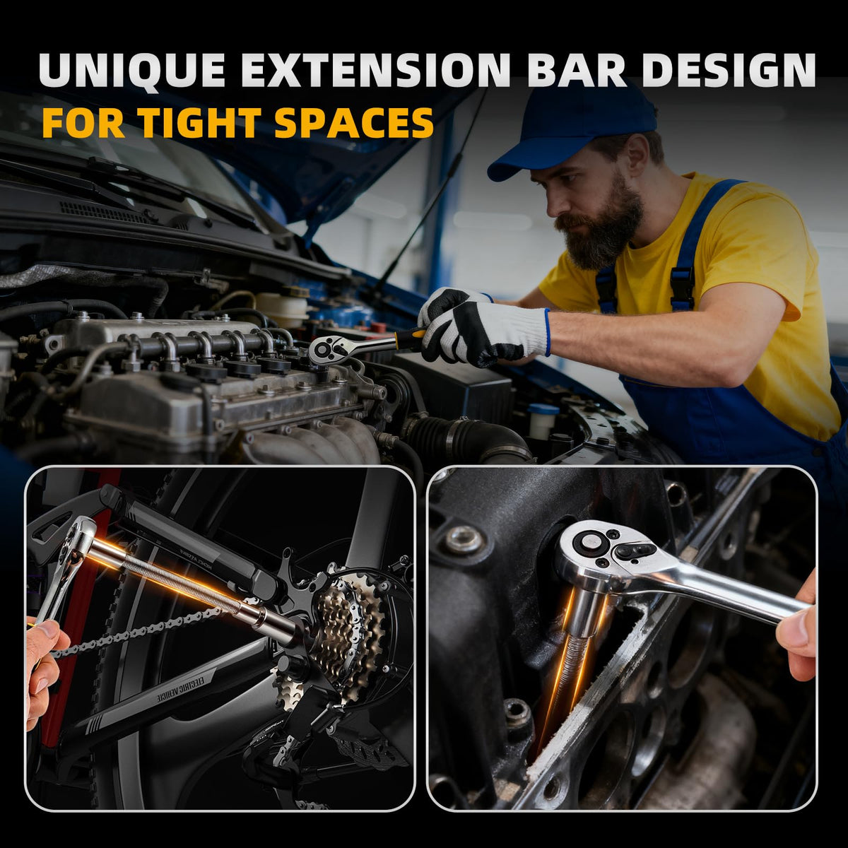 Elinoover compact toolbox keeps tools organized and ready.
