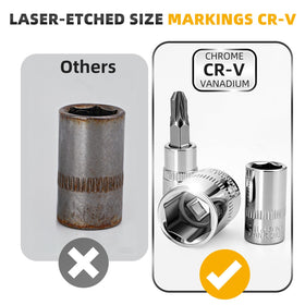 Elinoover spinner handle provides comfortable control during installations.