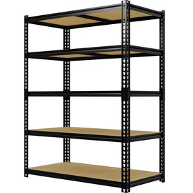 EliteEdge heavy-duty garage shelves unit ready for bulky tool storage.